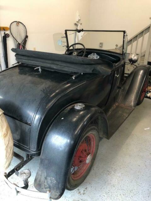 1931 Black Ford Model A Roadster