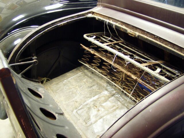 1930 black brown Ford Model A Coupe