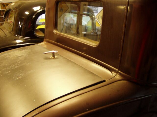 1930 black brown Ford Model A Coupe