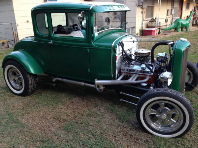 1930 Green Ford Model A Coupe