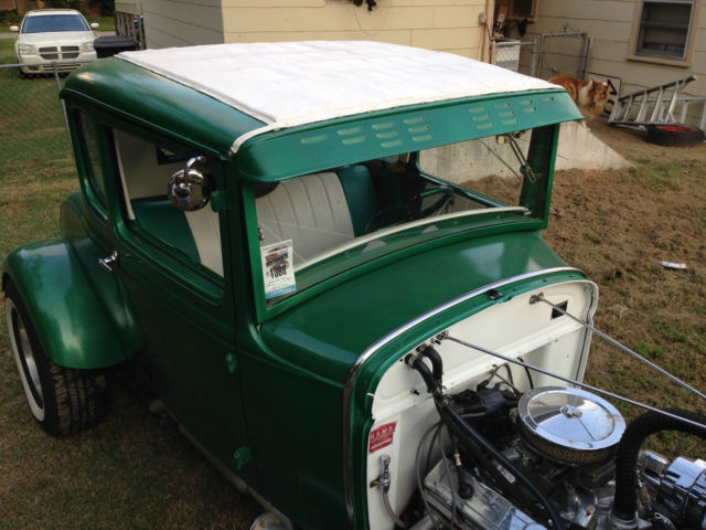 1930 Green Ford Model A Coupe