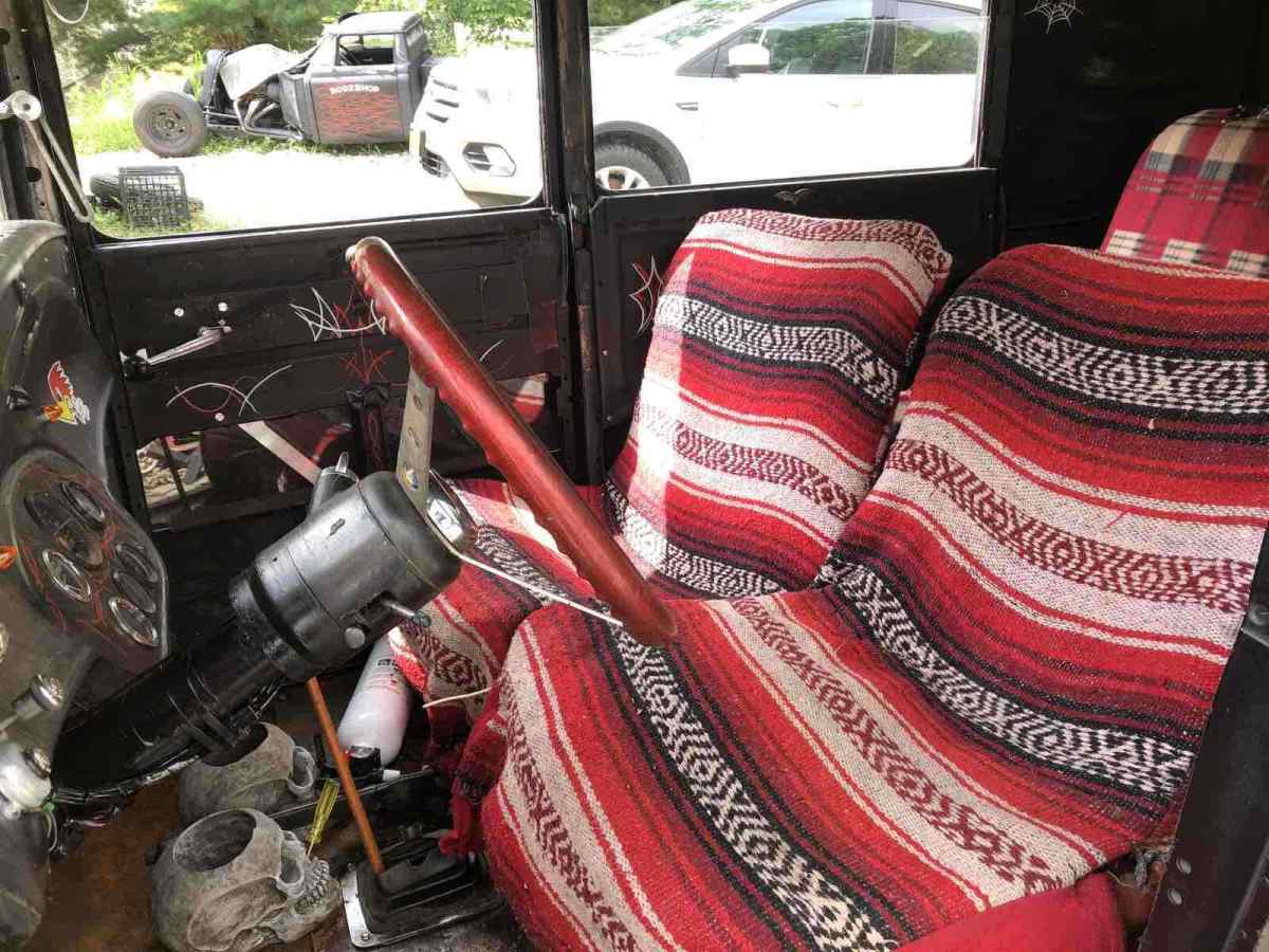 1930 Black Ford Model A Sedan