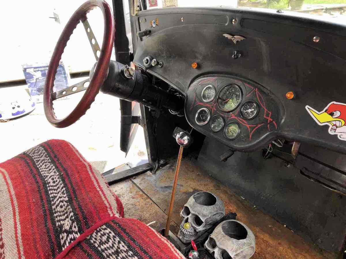 1930 Black Ford Model A Sedan