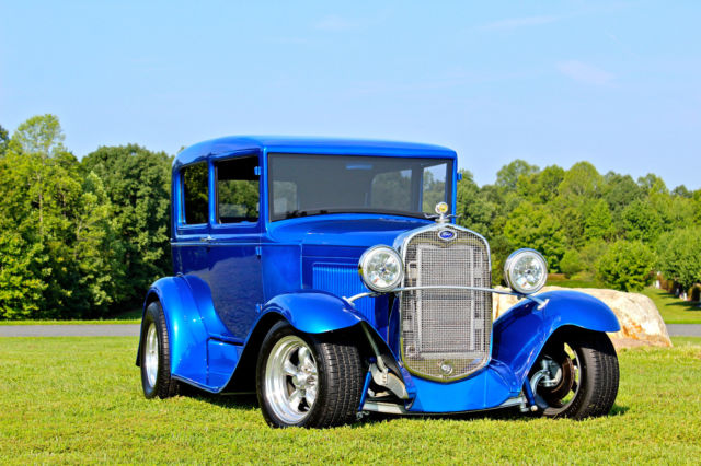 1930 Blue Ford Model A Sedan