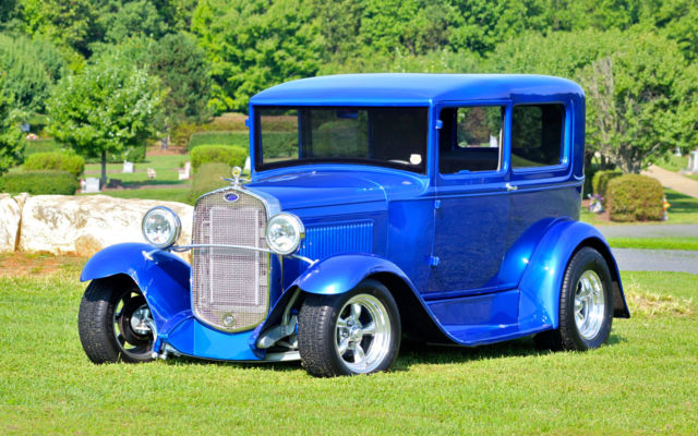 1930 Blue Ford Model A Sedan