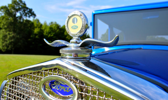 1930 Blue Ford Model A Sedan