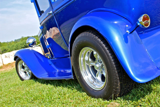 1930 Blue Ford Model A Sedan