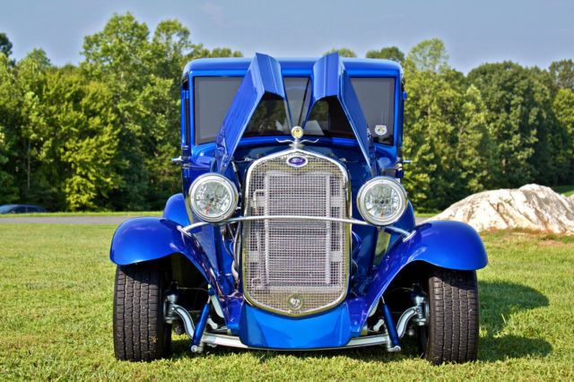 1930 Blue Ford Model A Sedan
