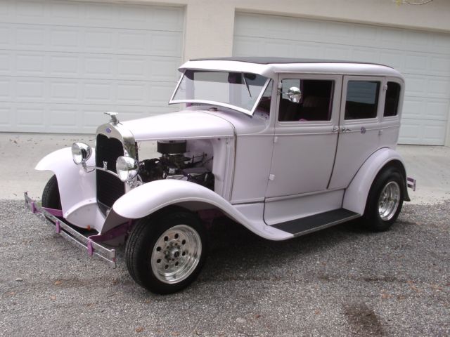 1930 Lavender Ford Model A Sedan
