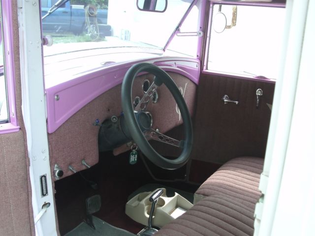 1930 Lavender Ford Model A Sedan