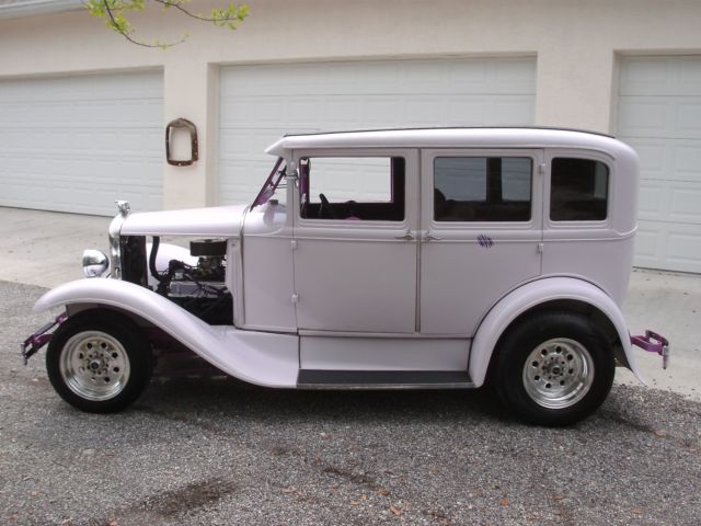1930 Lavender Ford Model A Sedan