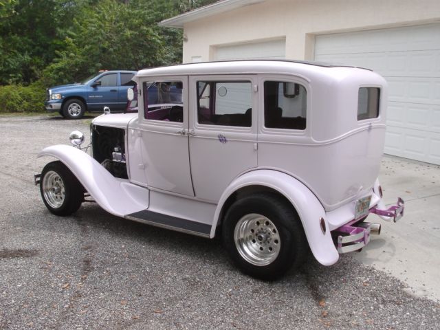 1930 Lavender Ford Model A Sedan