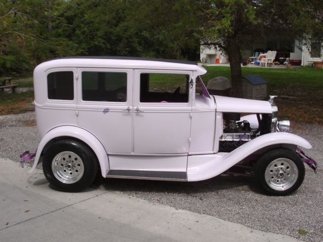 1930 Lavender Ford Model A Sedan