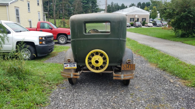 1930 Green Ford Model A Sedan