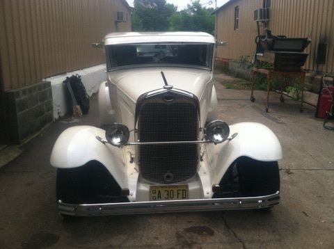 1930 Pearl White Ford Model A