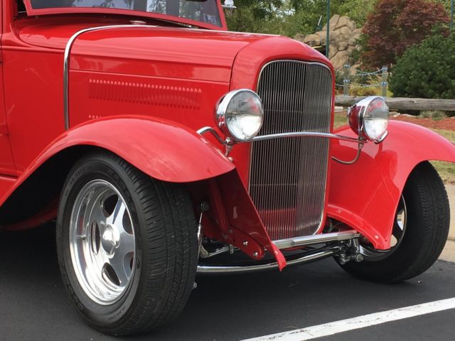 1930 Pantera Red Ford Model A Coupe