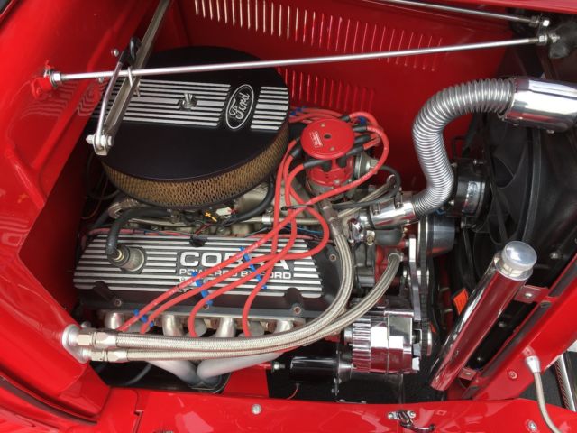 1930 Pantera Red Ford Model A Coupe