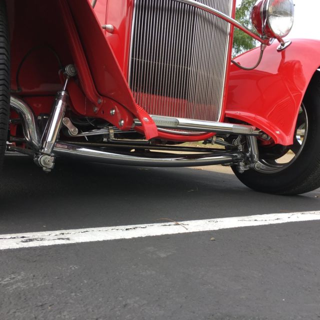 1930 Pantera Red Ford Model A Coupe