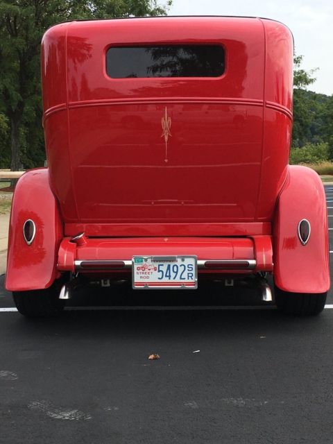 1930 Pantera Red Ford Model A Coupe