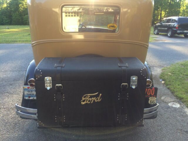 1930 Tan Ford Model A Towne Sedan
