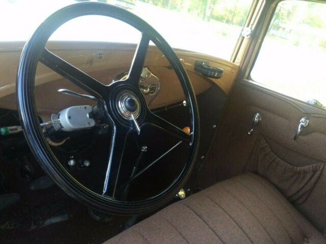 1930 Tan Ford Model A Towne Sedan