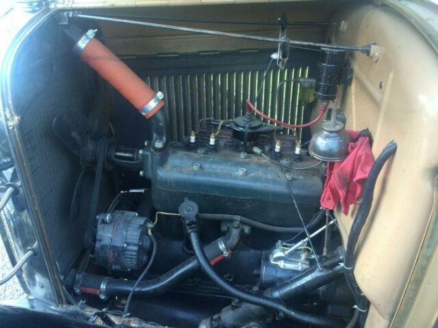 1930 Tan Ford Model A Towne Sedan