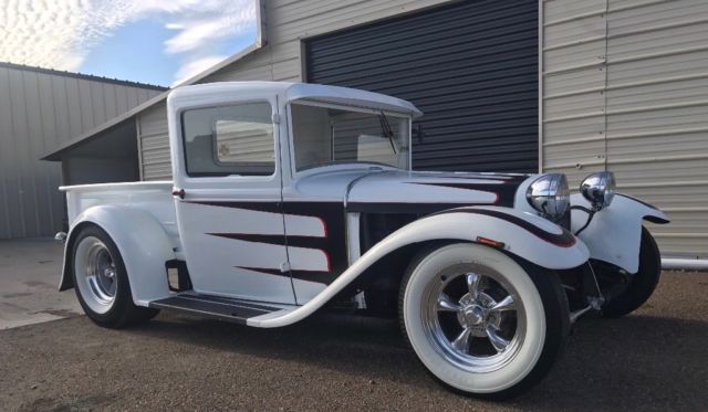 1930 White Ford Model A Cab & Chassis