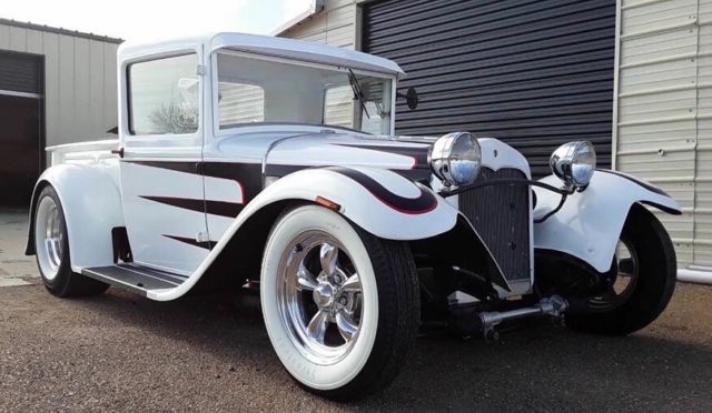 1930 White Ford Model A Cab & Chassis