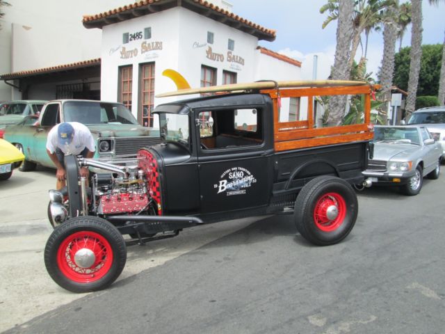 1930 Yellow Ford Model A Coupe