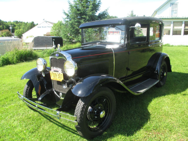 1930 Black Ford Model A sedan