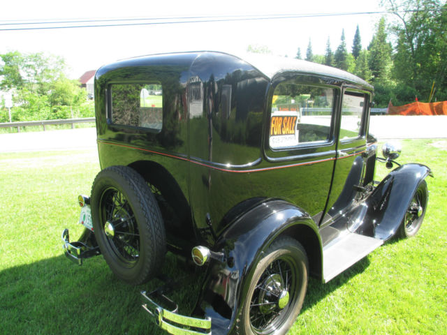 1930 Black Ford Model A sedan