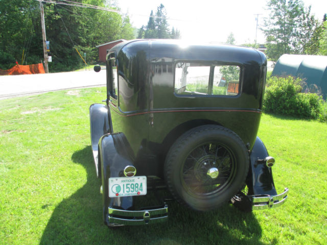 1930 Black Ford Model A sedan