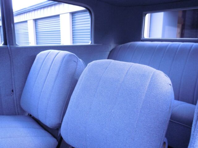 1930 Blue/black Ford Model A Two door sedan