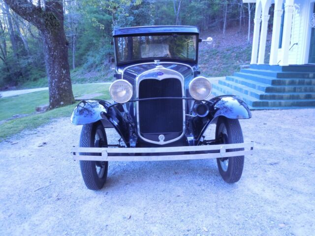 1930 Blue/black Ford Model A Two door sedan