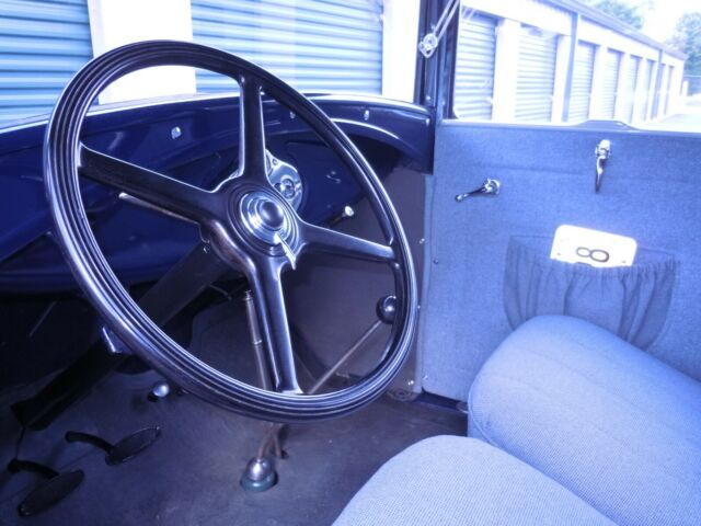 1930 Blue/black Ford Model A Two door sedan