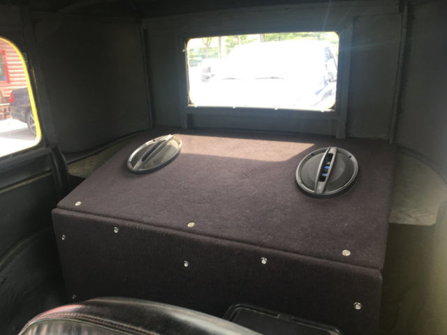 1930 Yellow Ford Model A Sedan