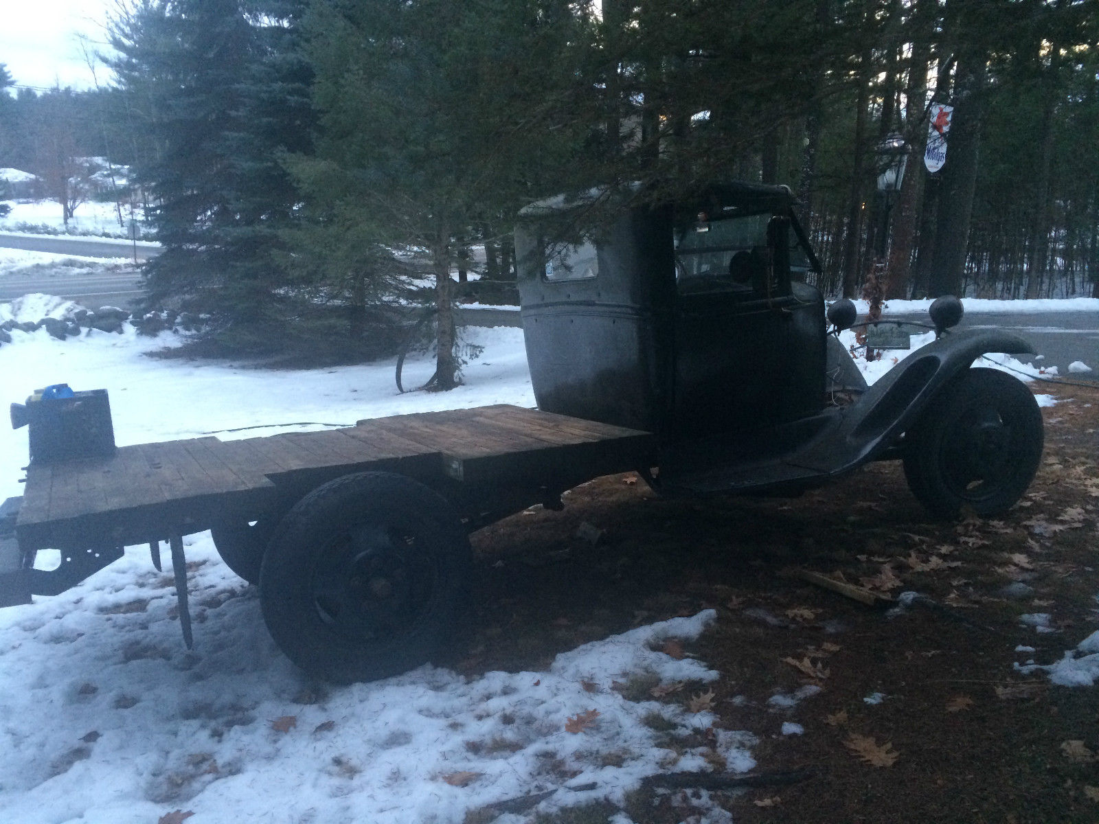 1930 Black Ford Model A truck