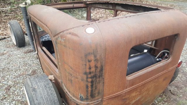 1930 Rust Ford Model A Sedan