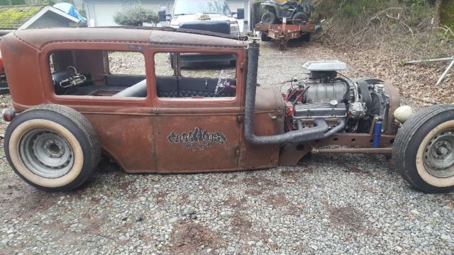 1930 Rust Ford Model A Sedan