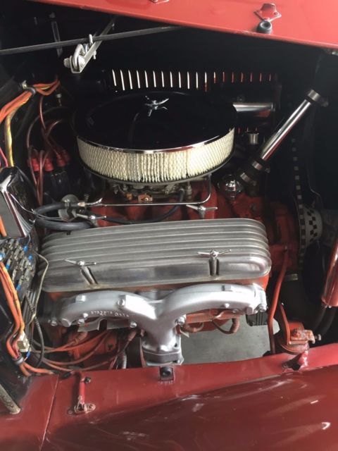 1930 Burgundy Ford Model A Convertible