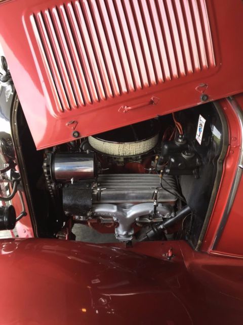 1930 Burgundy Ford Model A Convertible