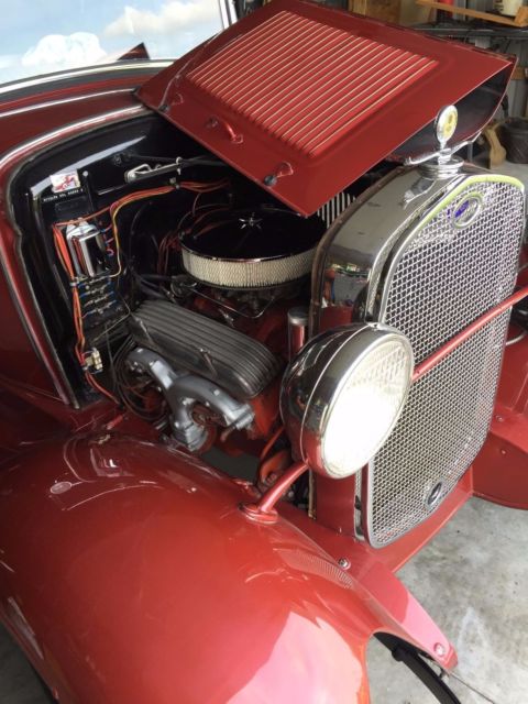 1930 Burgundy Ford Model A Convertible