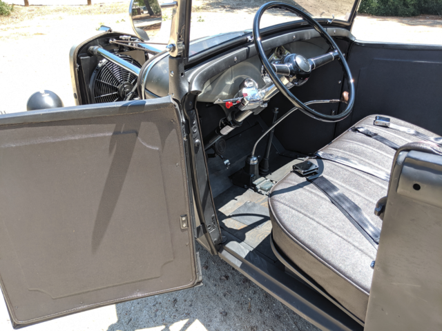 1930 Black Ford Model A Roadster