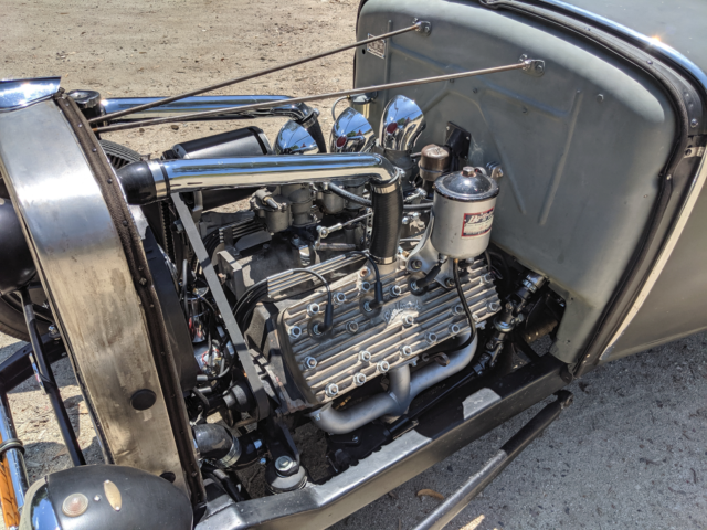 1930 Black Ford Model A Roadster