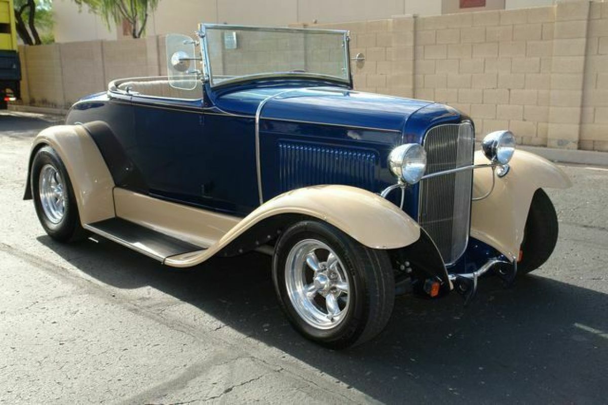 1930 Blue Ford Roadster --