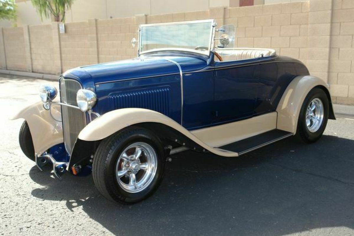 1930 Blue Ford Roadster --