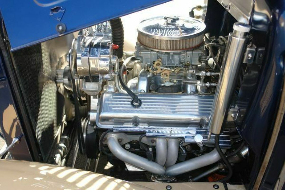 1930 Blue Ford Roadster --