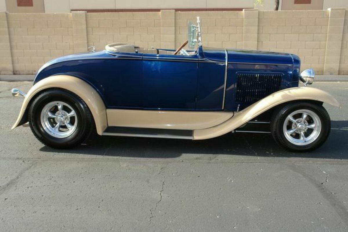 1930 Blue Ford Roadster --