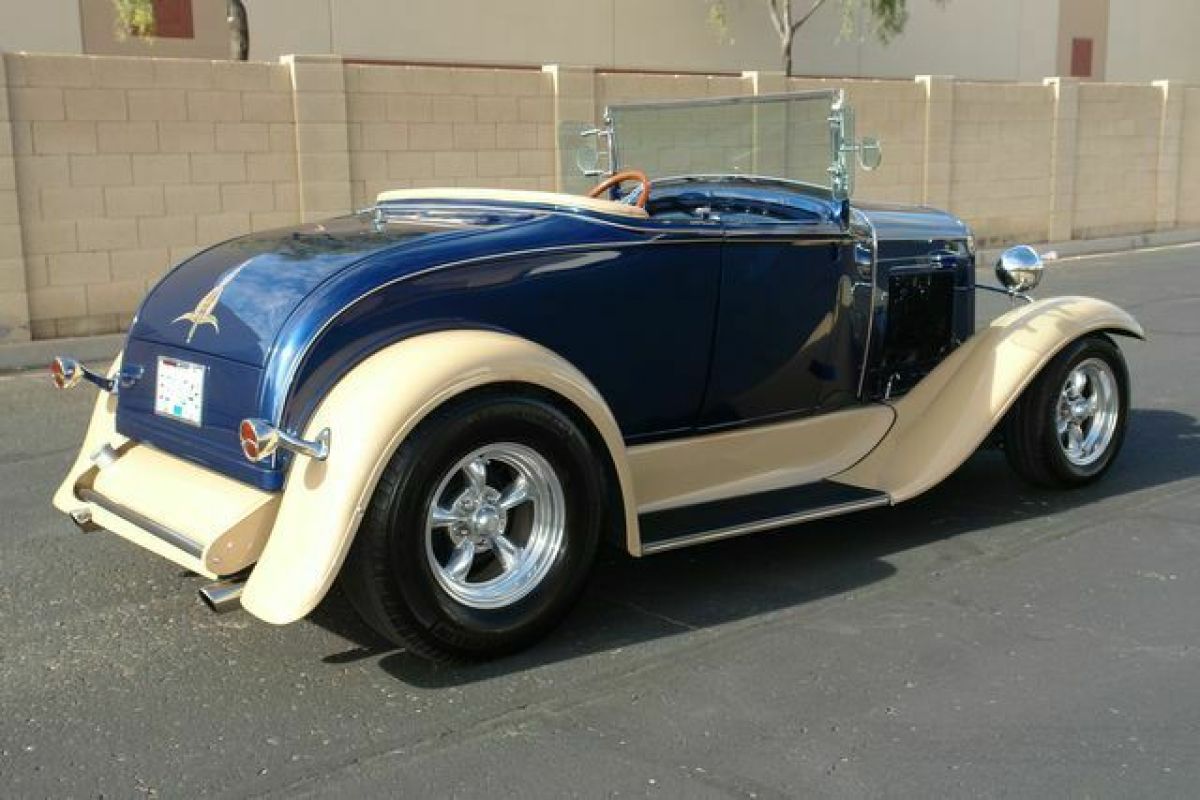 1930 Blue Ford Roadster --