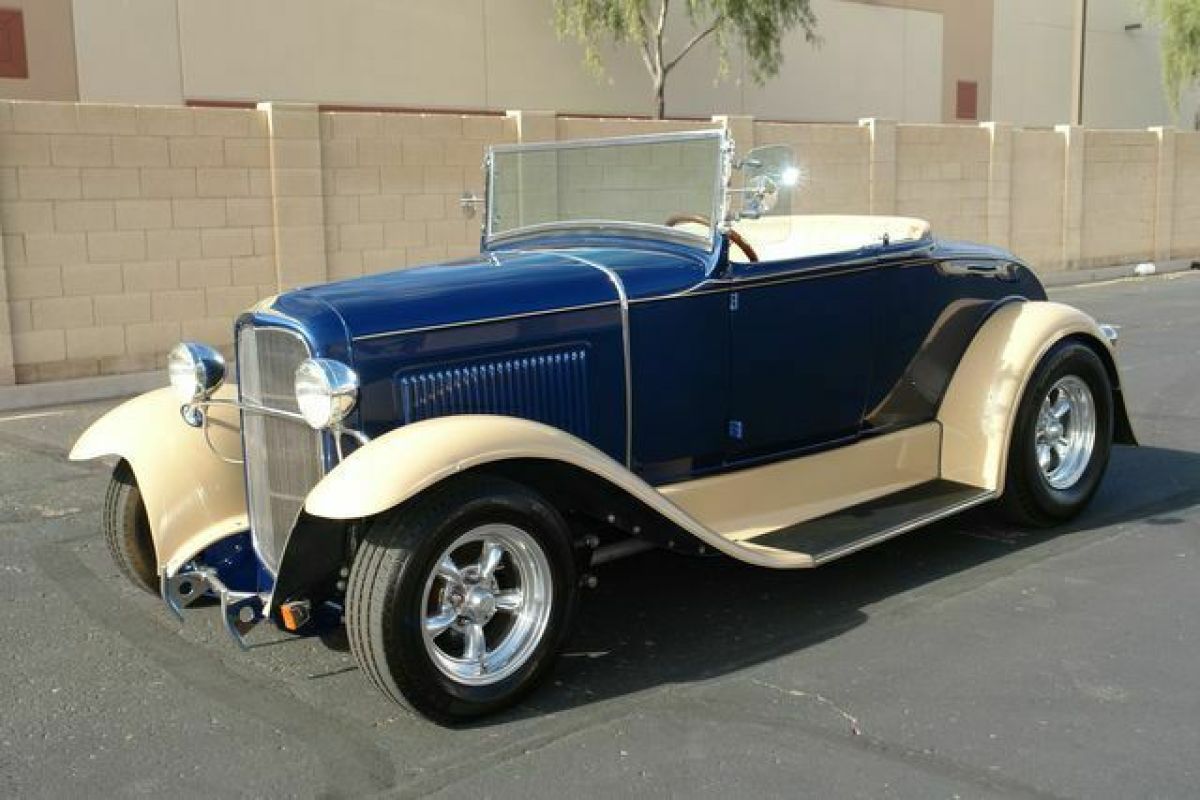 1930 Blue Ford Roadster --